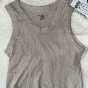 brand new with tags brandy cropped tank top!